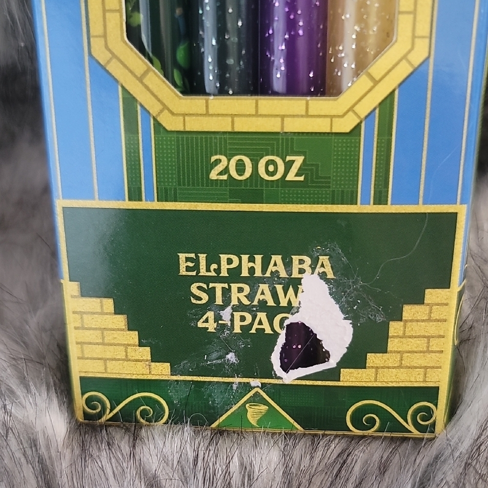 Wicked Elphaba Straw Set NWT - Picture 4 of 7